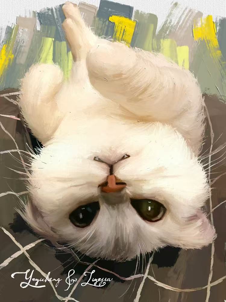 Handgemaltes Haustierportrait Ihres Hundes in Öl auf Leinwand, individuelles Original-Ölgemälde