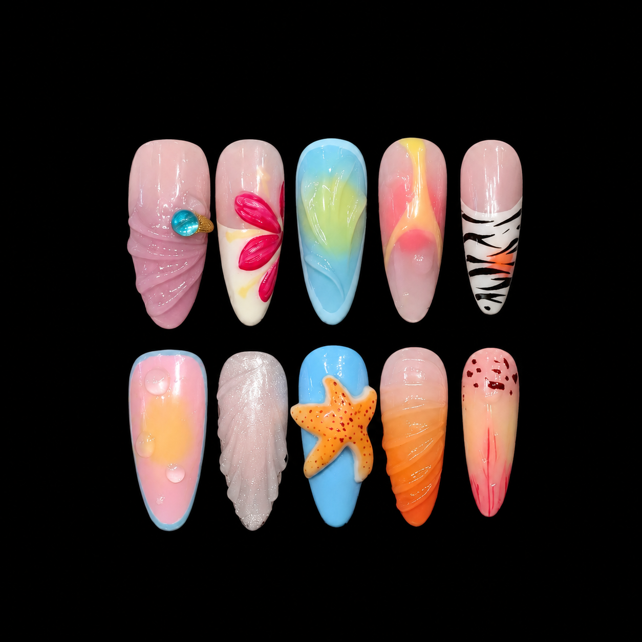 Ocean Candy Dream Press On Nails