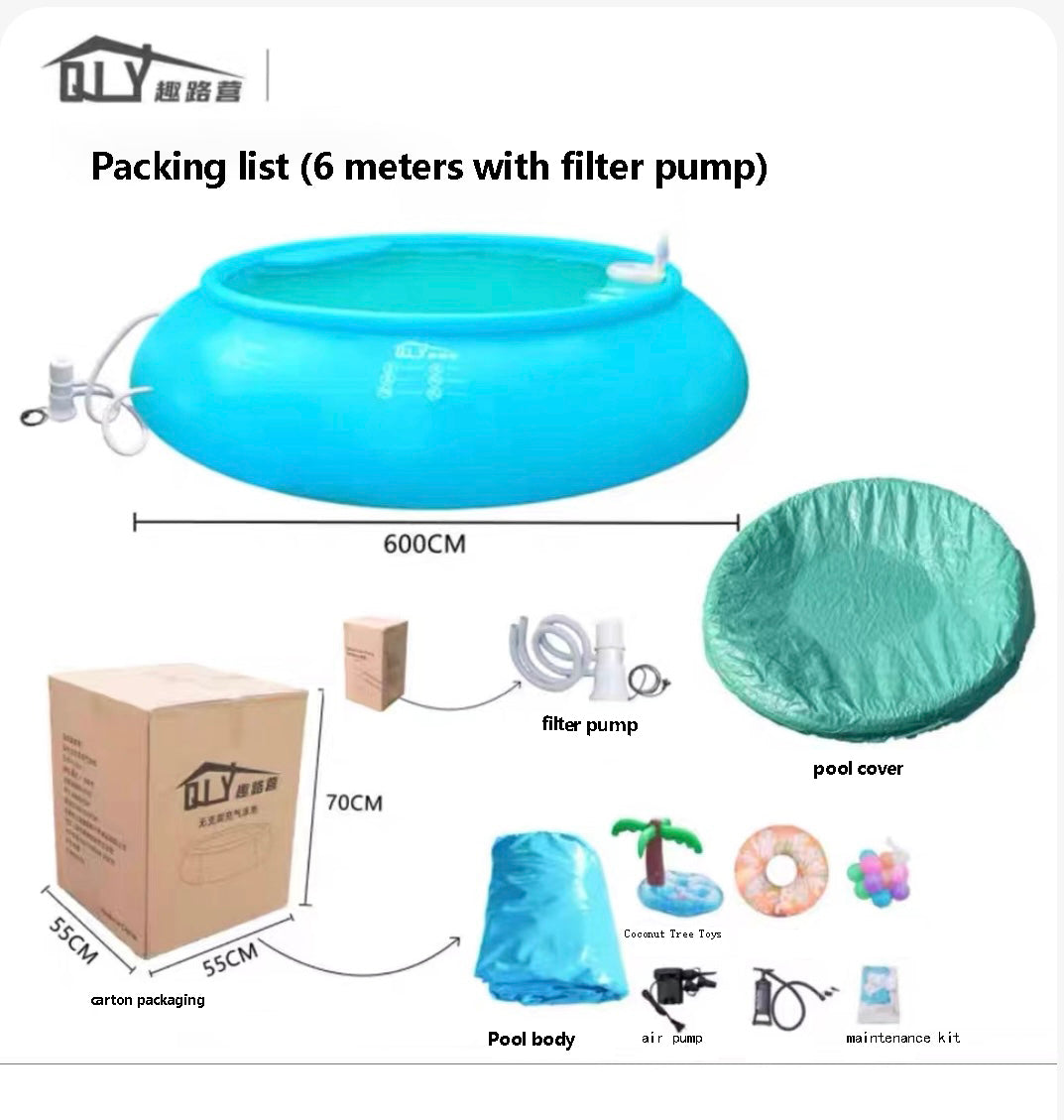 Summer Outdoor Inflatable Swimming Pool