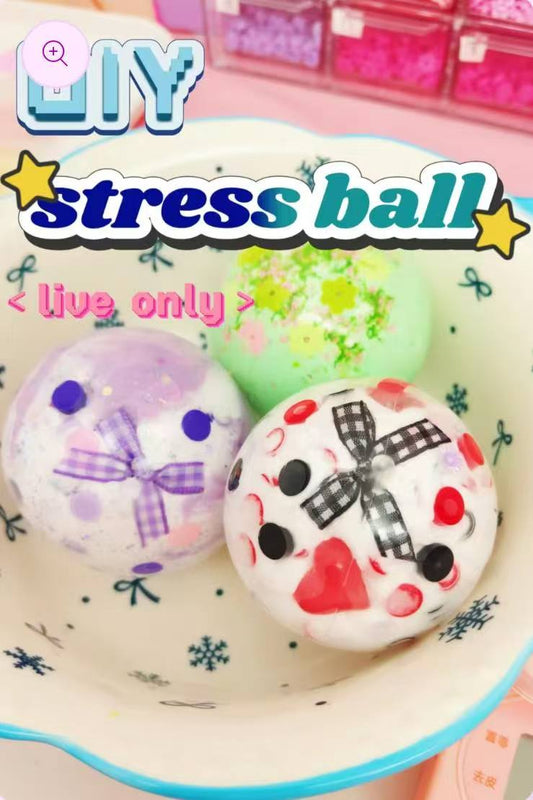 DIY squishy ball (stress relief toy) 6cm size