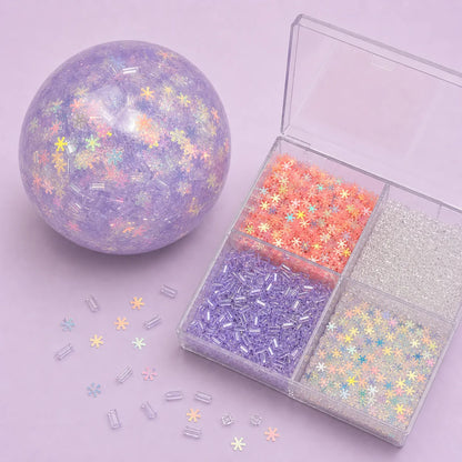 LuxeLunaire DIY Ball (6cm) — Crystal Snow