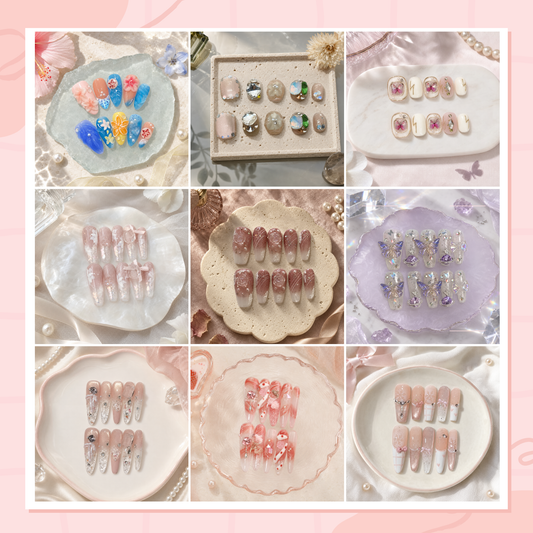 Elaranail Mystery Nail Bag | Choose 3, 6 or 9 Handmade Nail Sets