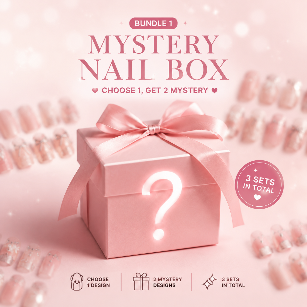 Surprise Nail Bundle | 3 Nail Sets