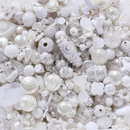 Acrylic beads-Purple Kitty (for beadable pens, keychains, phone chains)