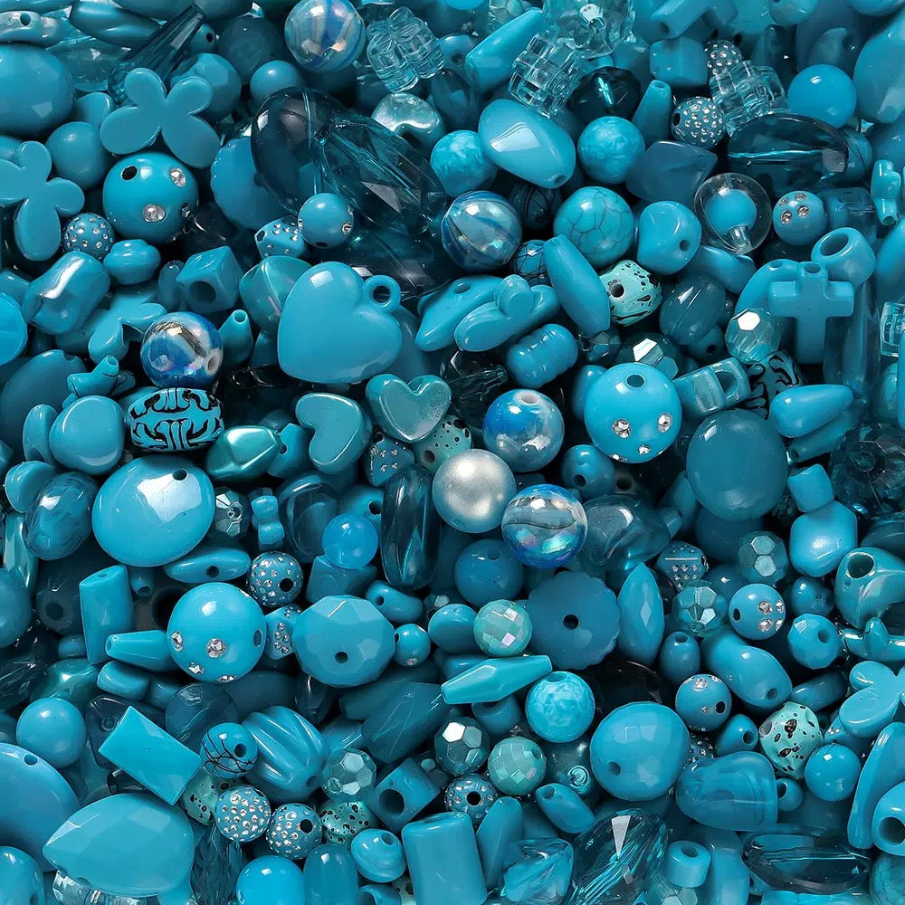 Acrylic beads-Purple Kitty (for beadable pens, keychains, phone chains)