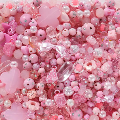 Acrylic beads-Purple Kitty (for beadable pens, keychains, phone chains)