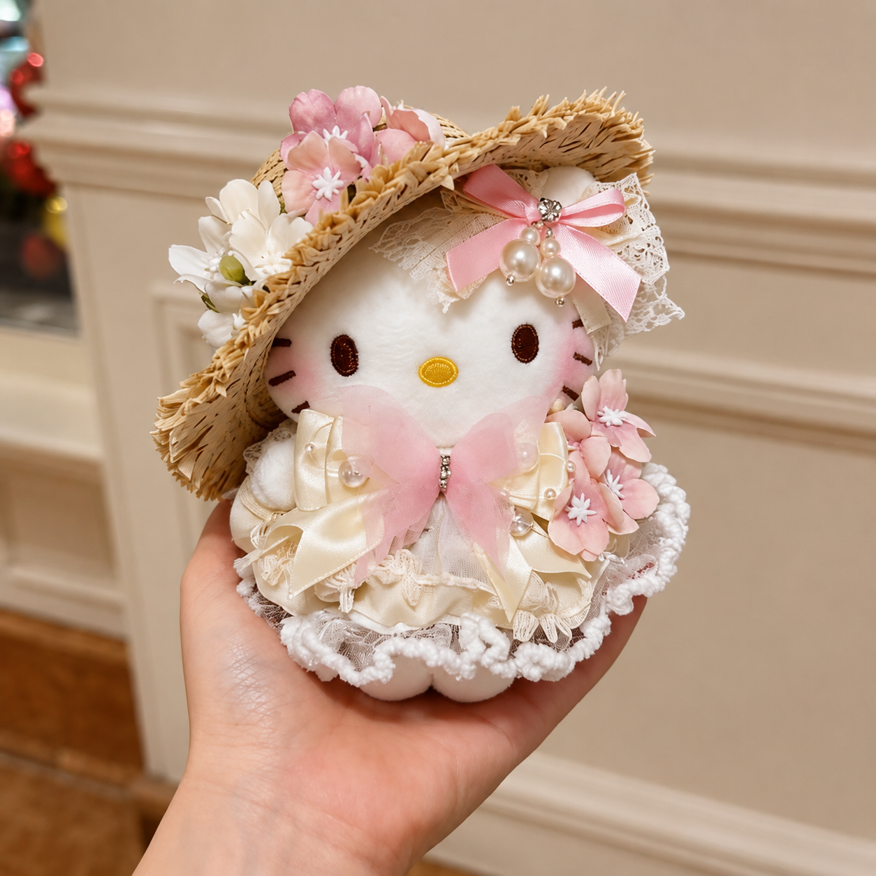 Pink Floral Hat HK