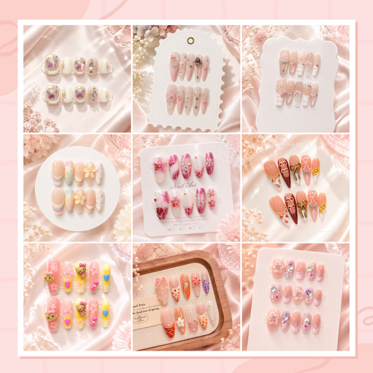 Mellownail Mystery Nail Bag | Choose 3, 6 or 9 Handmade Nail Sets