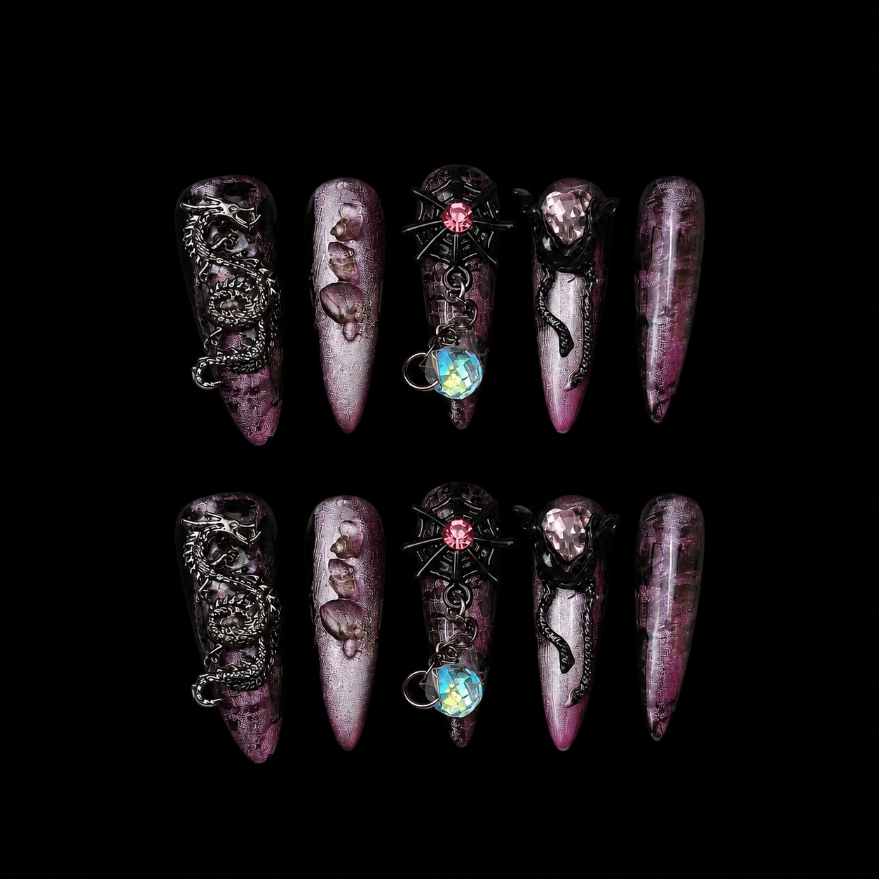 Handmade Dark Nails | Pick Your Style