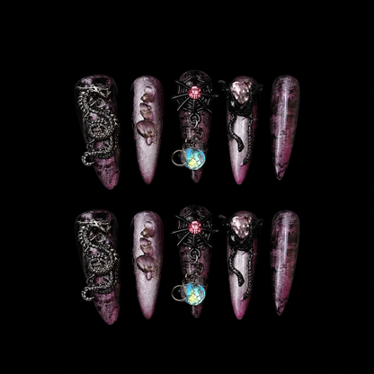 Draconis Shadow Relic Press On Nails